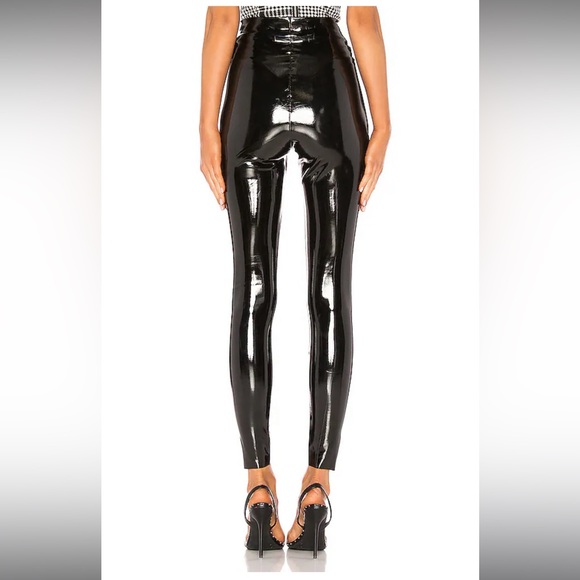 Commando Perfect Control Patent Leather Leggings in Black - Picture 4 of 7